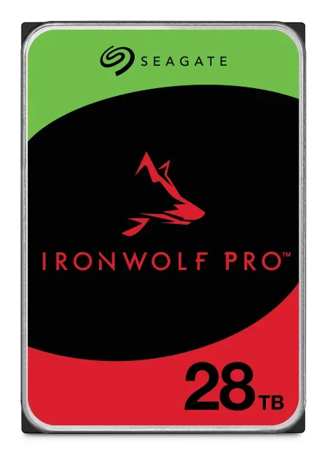 SEAGATE ST28000NT000 hdd IronWolf PRO 28TB CMR 7200rpm 512MB NAS HDD 24x7 270MB/s 3.5 RAID SATA3-6Gbps