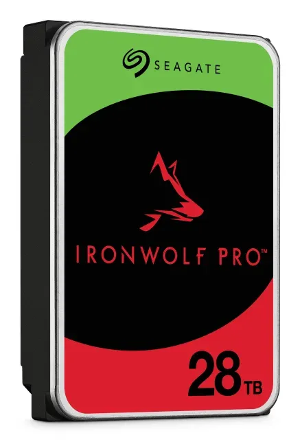 SEAGATE ST28000NT000 hdd IronWolf PRO 28TB CMR 7200rpm 512MB NAS HDD 24x7 270MB/s 3.5 RAID SATA3-6Gbps