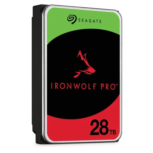 SEAGATE ST28000NT000 hdd IronWolf PRO 28TB CMR 7200rpm 512MB NAS HDD 24x7 270MB/s 3.5 RAID SATA3-6Gbps