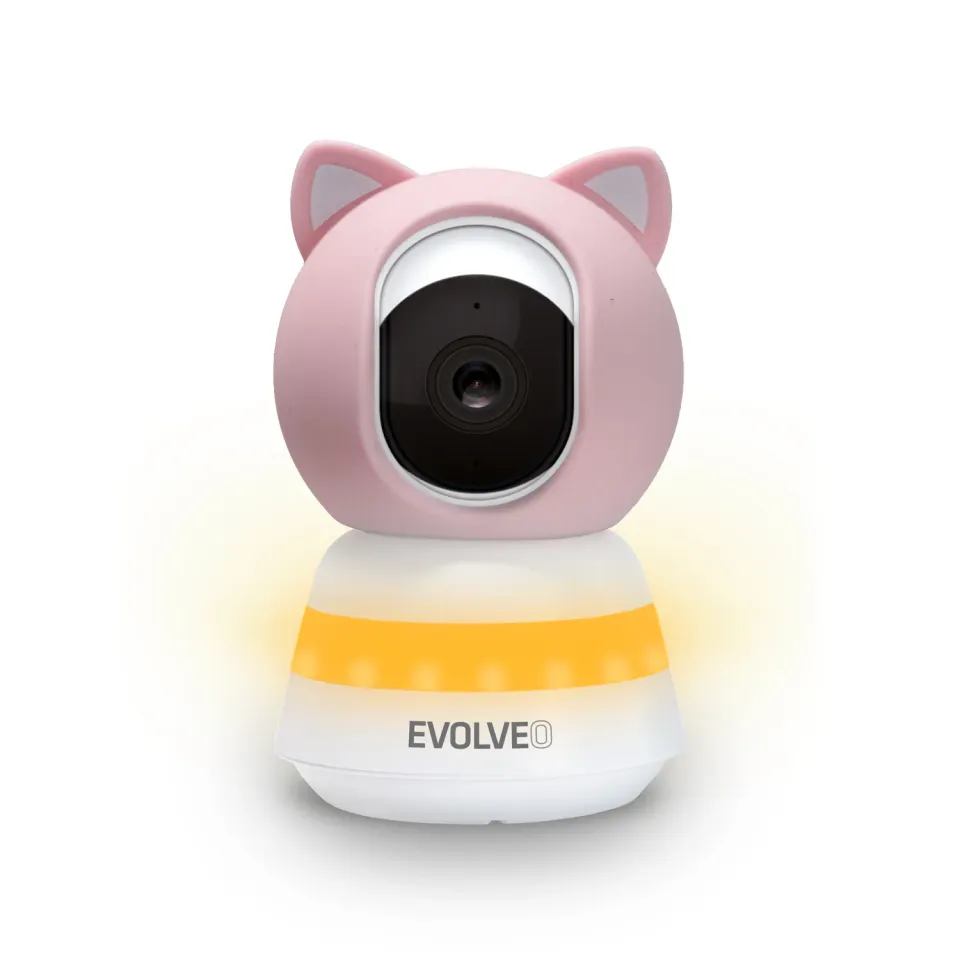 EVOLVEO Baby Monitor LUX- Chytrá 360° videochůvička s nočním viděním, detekcí pl