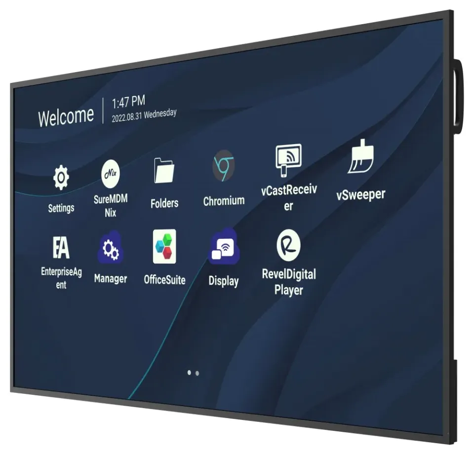 ViewSonic Prezentační Display CDE6530/65"/24-7 LCD/3840x2160/8ms/450cd/HDMI x 2/DVI/USB A x 2/USB-C/RJ45/RS232/repro/An