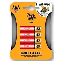 JCB zinko-chloridová baterie R03, blistr 4 ks