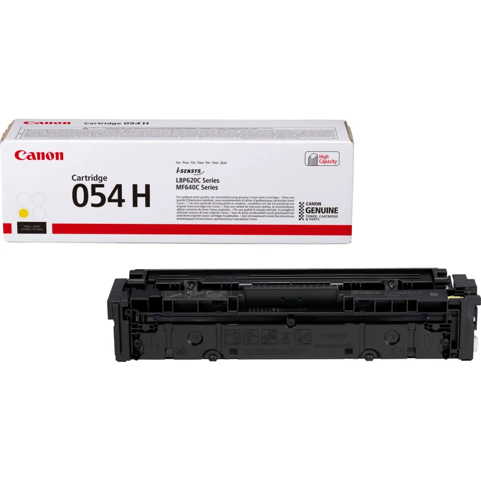 CANON CRG 054 H originální toner žlutý pro LBP623Cdw, LBP621Cw, MF645Cx, MF643Cdw, MF641Cw