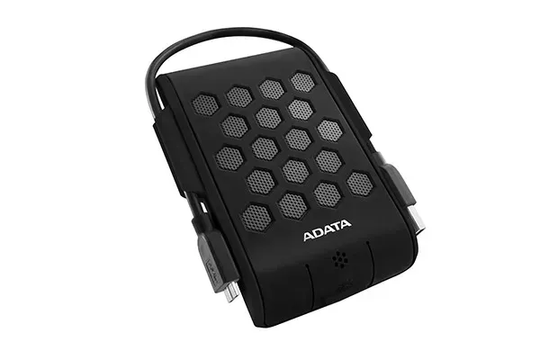 ADATA Externí HDD 1TB 2,5" USB 3.2, DashDrive™ Durable HD720, G-sensor, černý, (gumový, vodě/nárazu odolný)