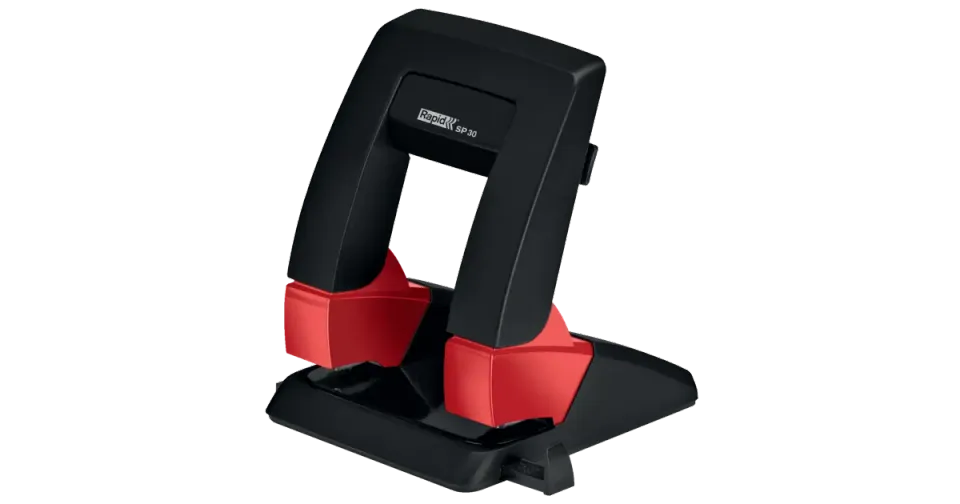 RAPID Stolní děrovačka Supreme SP30 Press Less, 30 listů, černá