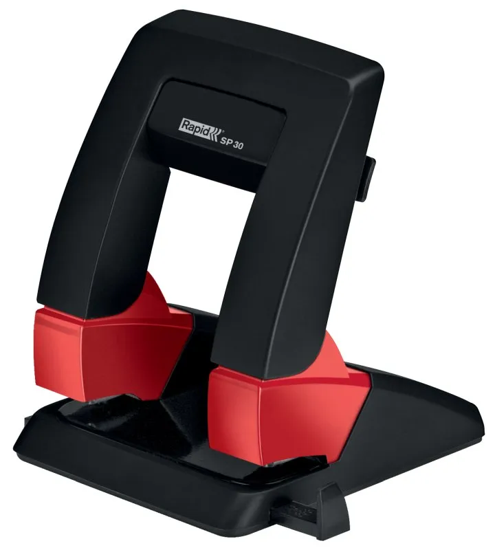 RAPID Stolní děrovačka Supreme SP30 Press Less, 30 listů, černá