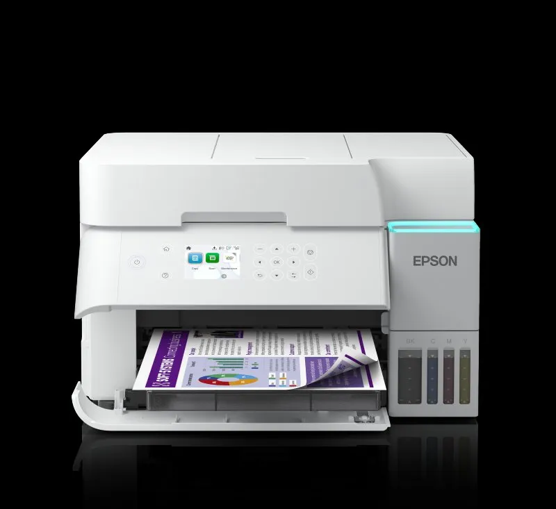 Epson EcoTank L6376 – weißer A4-Tintentank-Multifunktionsdrucker 3-in-1, Duplex, Vorlageneinzug, WLAN und Ethernet