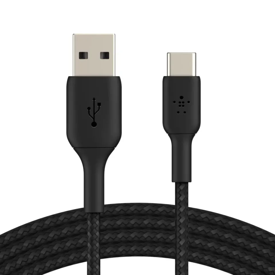 Belkin BOOST CHARGE USB-C/USB-A kabel, 1m, černý - odolný