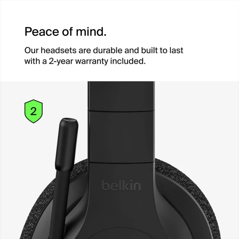 Belkin SOUNDFORM Adapt - Wireless Over-The-Ear Headphones - bezdrátová sluchátka