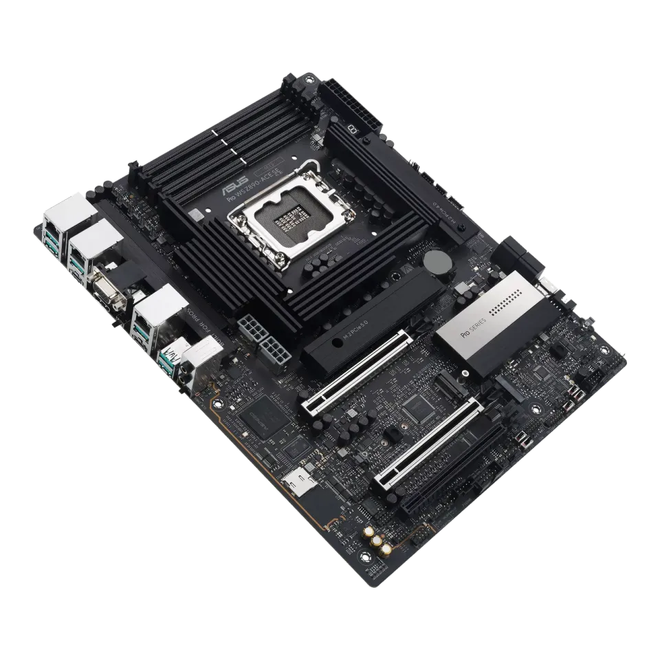 ASUS MB Sc LGA1851 PRO WS Z890-ACE SE, Intel Z890, 4xDDR5, 1xThunderbolt, 1xHDMI, 1xVGA, ATX