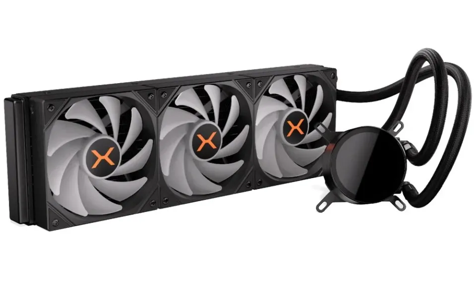 Krux vodní chladič CPU HydroX 360 ARGB / 3x120mm ARGB / PWM / AMD i Intel