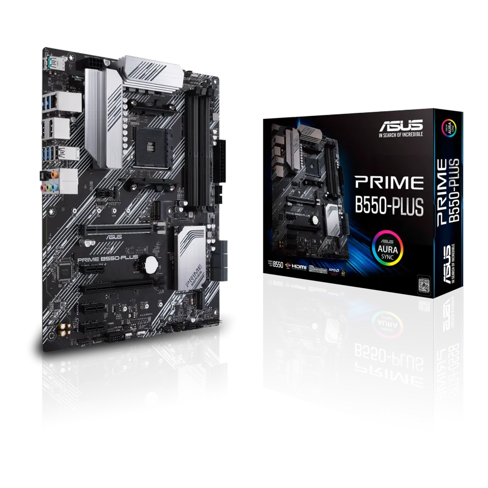 ASUS MB PRIME B550-PLUS soc.AM4 B550 DDR4 ATX M.2 DP HDMI