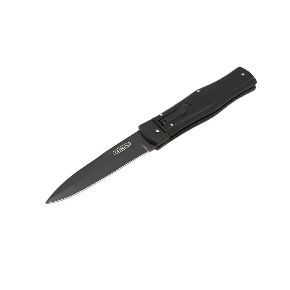 Vyhazovací zavírací nůž PREDATOR BLACKOUT s klipem - ocel N690, povrch DLC 241-BH-1/B/KLIP