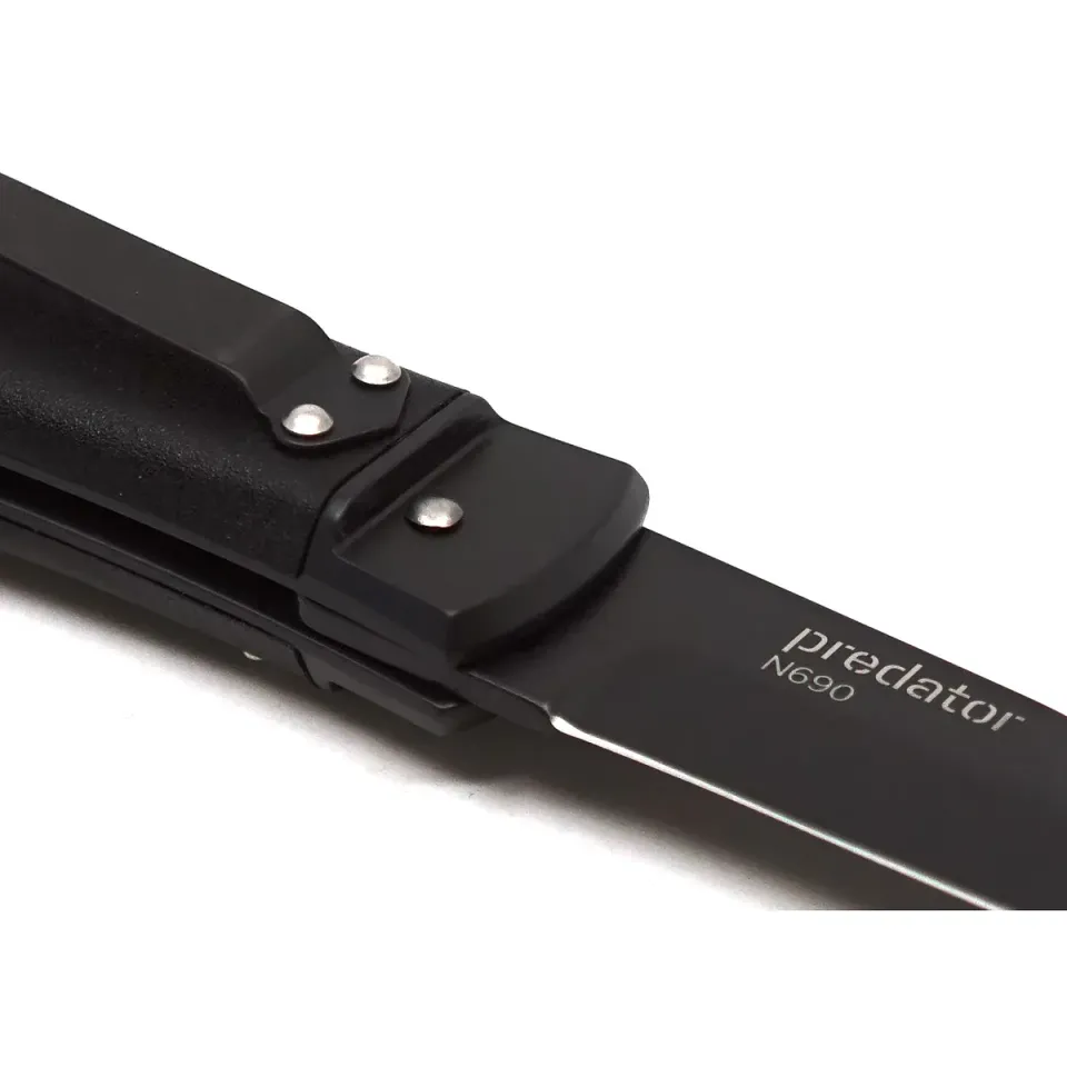 Vyhazovací zavírací nůž PREDATOR BLACKOUT s klipem - ocel N690, povrch DLC 241-BH-1/B/KLIP