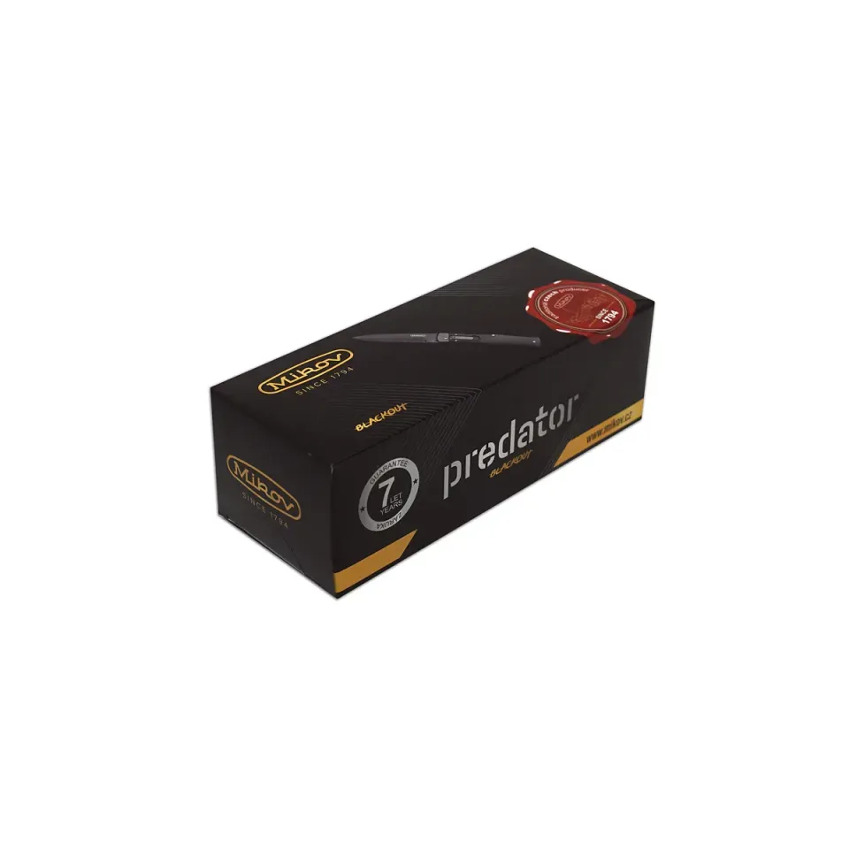 Vyhazovací zavírací nůž PREDATOR BLACKOUT s klipem - ocel N690, povrch DLC 241-BH-1/B/KLIP
