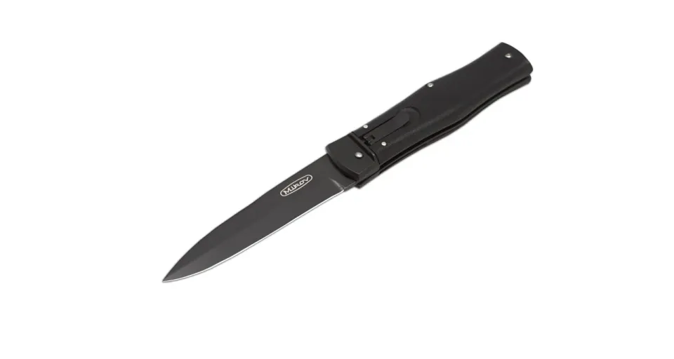 Vyhazovací zavírací nůž PREDATOR BLACKOUT s klipem - ocel N690, povrch DLC 241-BH-1/B/KLIP