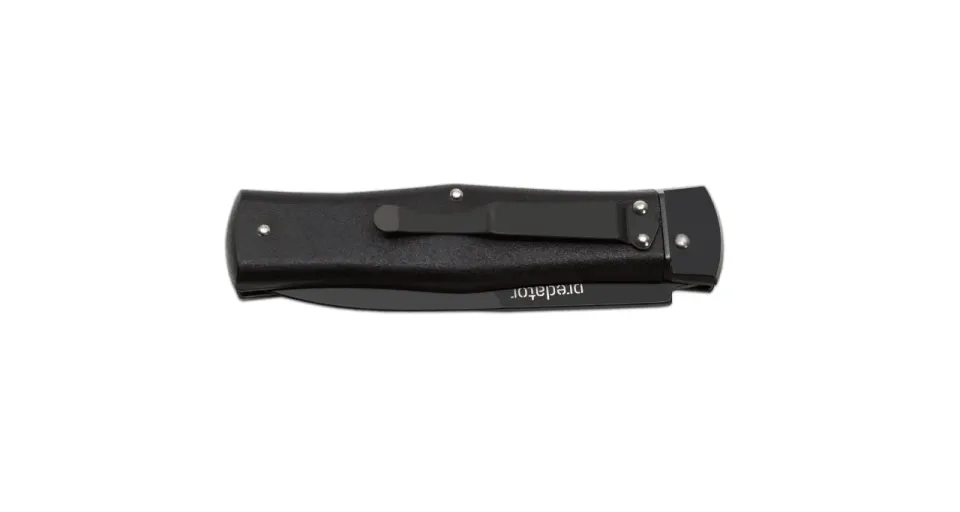 Vyhazovací zavírací nůž PREDATOR BLACKOUT s klipem - ocel N690, povrch DLC 241-BH-1/B/KLIP