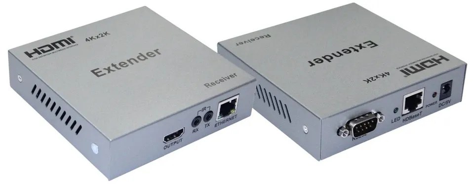 PremiumCord HDMI HDBaseT 4K extender na 100m, over IP, jeden vysílač na více při