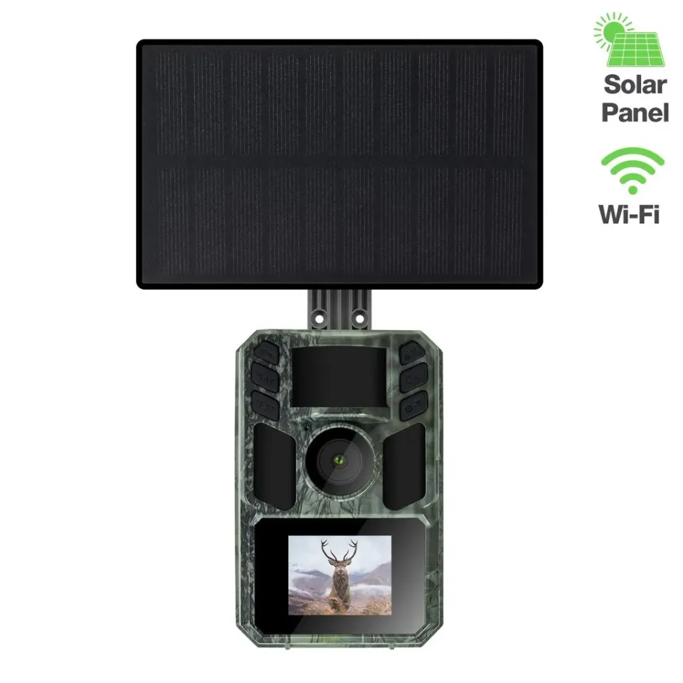 EVOLVEO StrongVision Solar WiFi, fotopast s Aplikací WiFi a solárním panelem