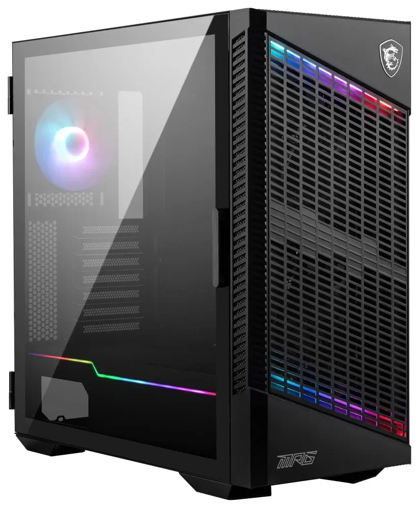 MSI skříň MPG VELOX 100P AIRFLOW/ bez zdroje/ levé temp. sklo/ 3x 120mm/ 1x 120mm ARGB/1x USB3.1 Type-C/2x US...