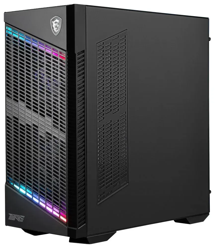 MSI skříň MPG VELOX 100P AIRFLOW/ bez zdroje/ levé temp. sklo/ 3x 120mm/ 1x 120mm ARGB/1x USB3.1 Type-C/2x US...