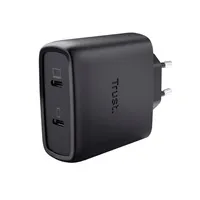 TRUST GaN Nabíječka MAXO 65W 2-Port, USB-C, černá