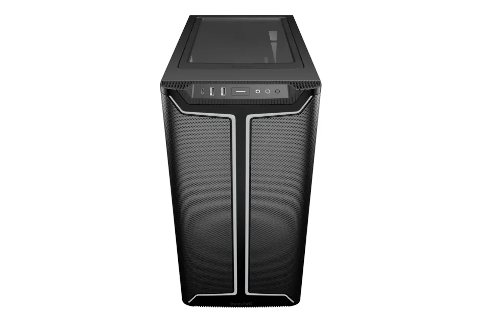 Be quiet! skříň PURE BASE 501DX / ATX / 3x140mm PWM fan / ARGB LED pásek / USB3.2 / temperované sklo / černá