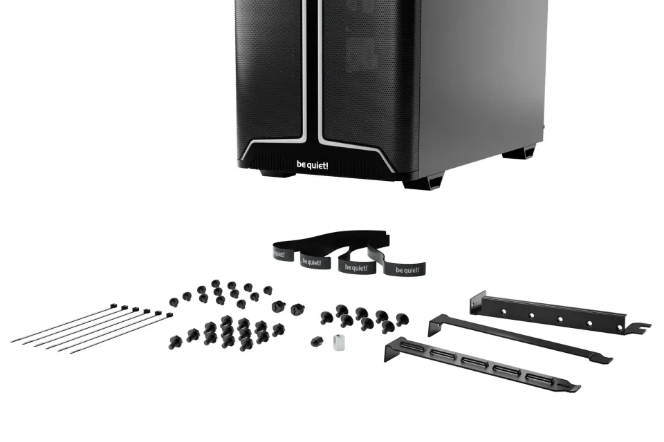 Be quiet! skříň PURE BASE 501DX / ATX / 3x140mm PWM fan / ARGB LED pásek / USB3.2 / temperované sklo / černá