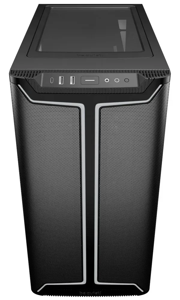 Be quiet! skříň PURE BASE 501DX / ATX / 3x140mm PWM fan / ARGB LED pásek / USB3.2 / temperované sklo / černá