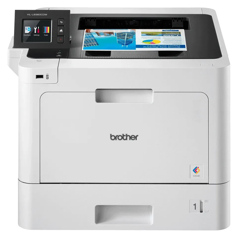 BROTHER tiskárna color laserová HLL-8360CDW- A4,31ppm, 2400x600, USB 2.0, LAN, WiFi, 250+50listů - open box