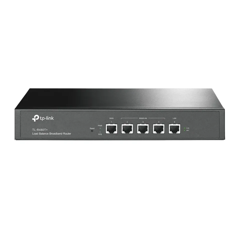 TP-LINK TL-R480T+ SMB Broadband router, 2xWAN, 3xLAN, Advanced firewall