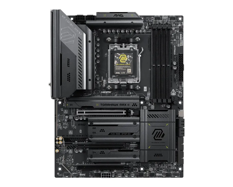 MSI MB Sc AM5 MAG B850 TOMAHAWK MAX WIFI II, AMD B850, 4xDDR5, 1xHDMI, WiFi, ATX