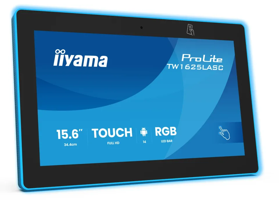 16" iiyama TW1625LASC-B3PNR:IPS,FHD,Android,NFC,PO