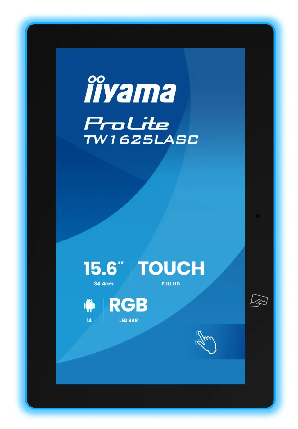 16" iiyama TW1625LASC-B3PNR:IPS,FHD,Android,NFC,PO