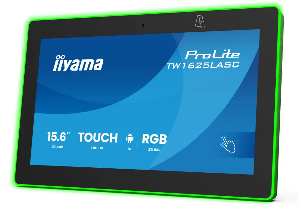 16" iiyama TW1625LASC-B3PNR:IPS,FHD,Android,NFC,PO