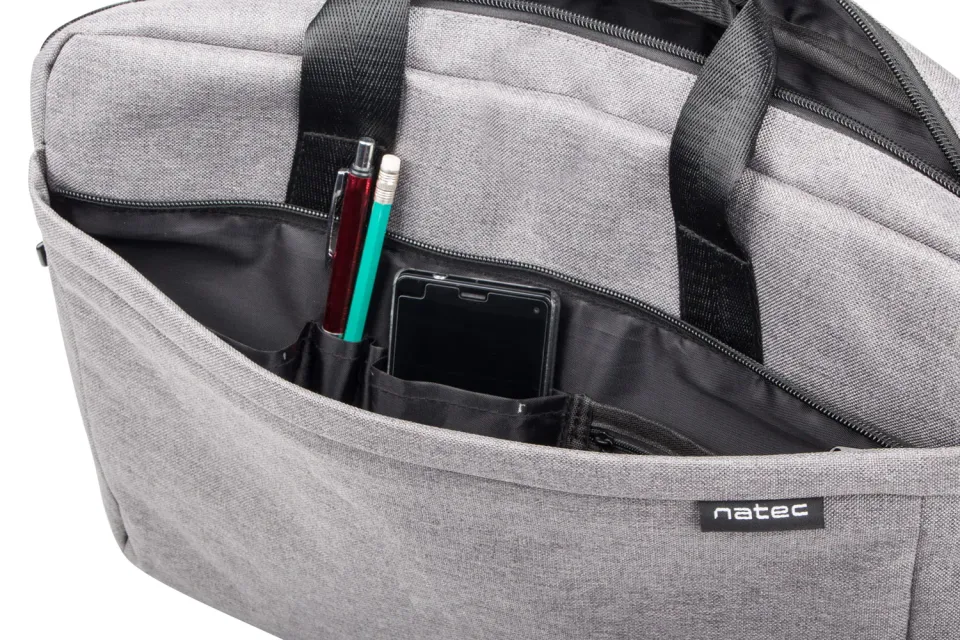 Brašna pro NB NATEC Mustela 15,6", šedá