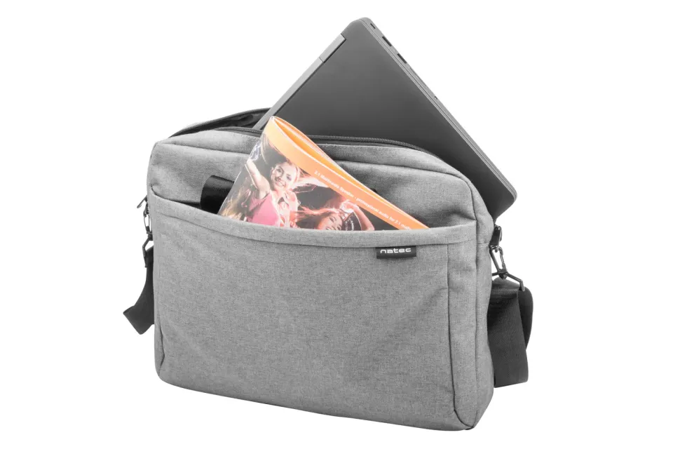 Brašna pro NB NATEC Mustela 15,6", šedá