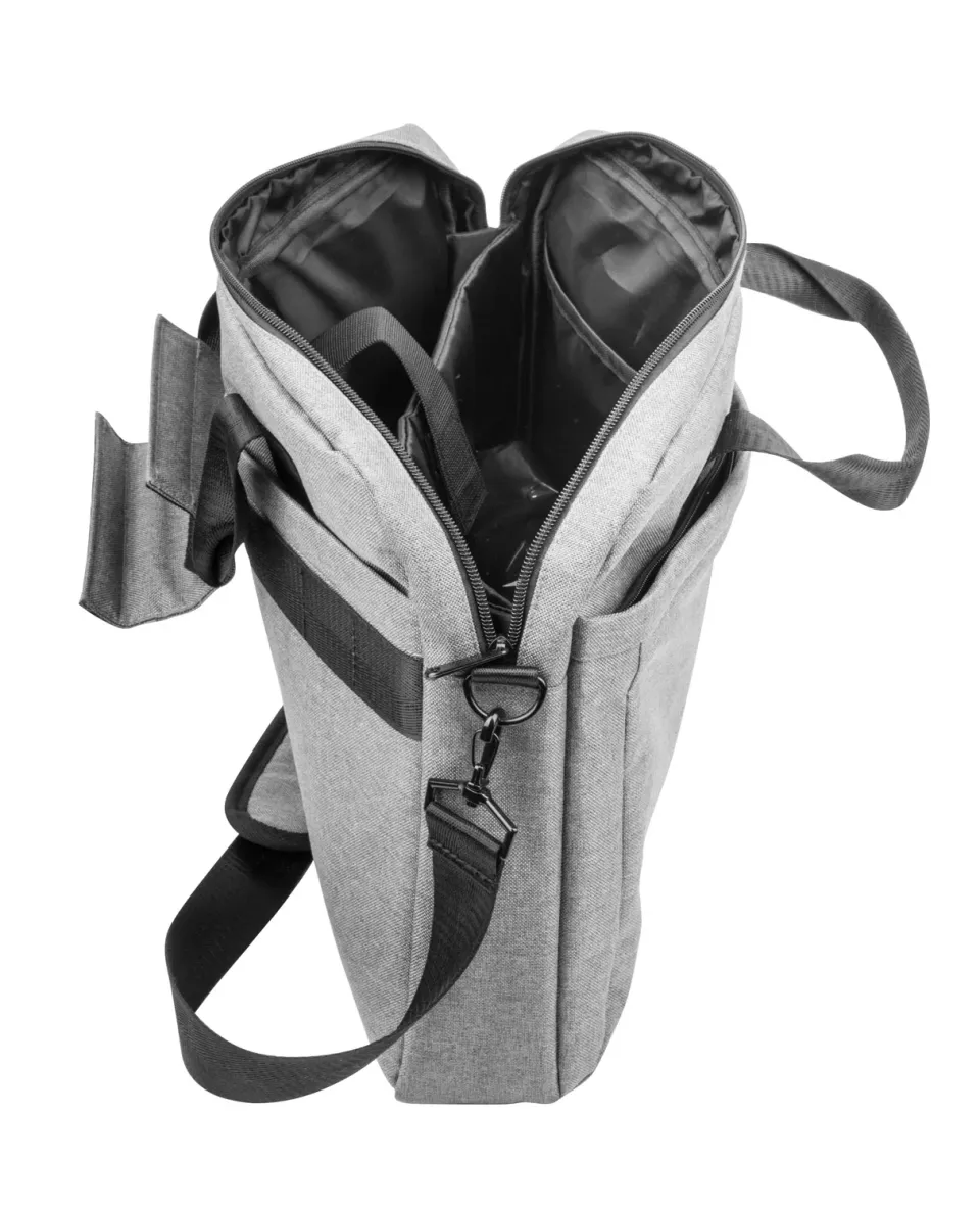 Brašna pro NB NATEC Mustela 15,6", šedá