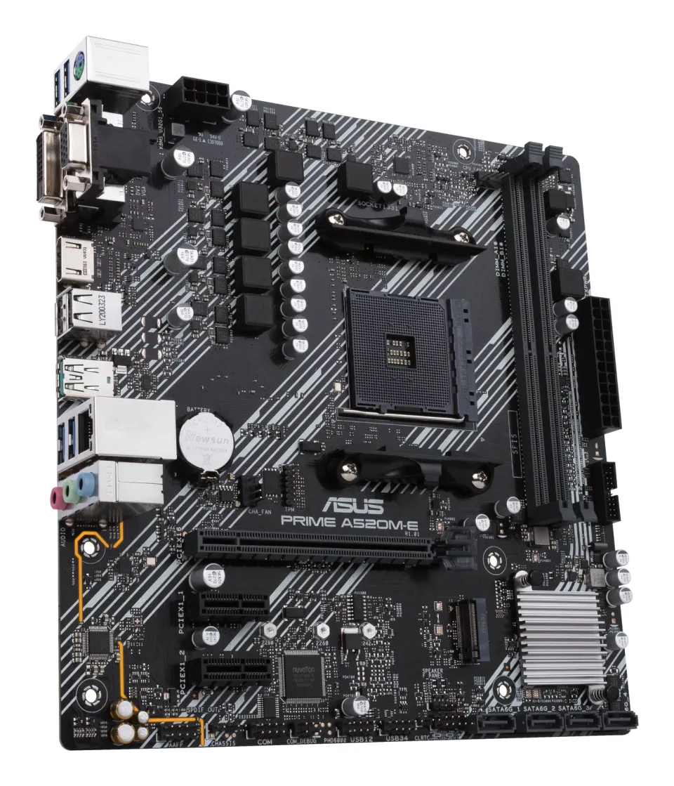 ASUS mb PRIME A520M-E/CSM soc.AM4 A520 DDR4 mATX