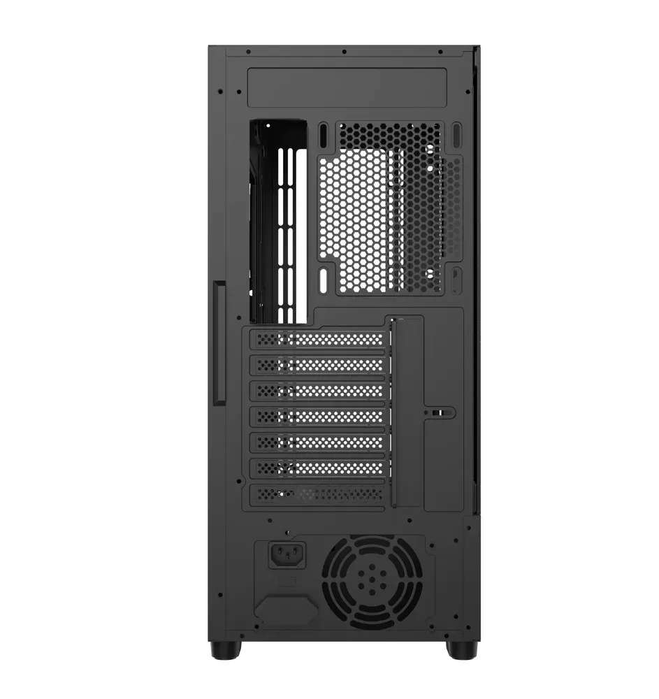 1stCOOL Middle Tower GAMER 5 s 3x ARGB ventilátorem, ATX black černý, bez zdroje, fulltower ATX (USB3+ Audio) (PC case)