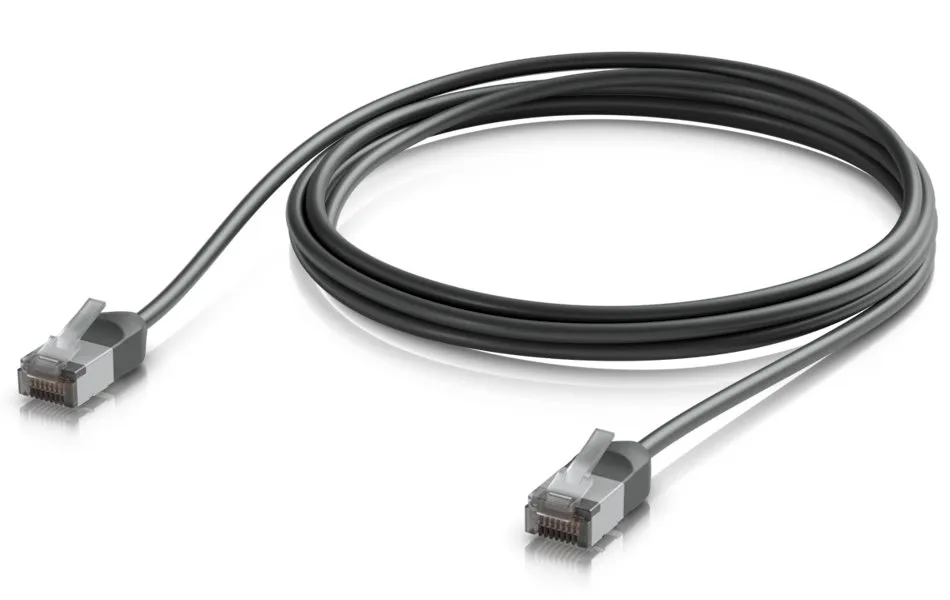 Ubiquiti UniFi Premium Patch Cable Outdoor 2m - Patch kabel, Cat6a, venkovní, černý, 2m