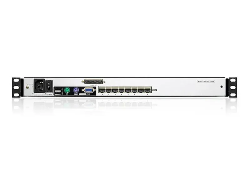 ATEN KL1508AN-AXA-AG 8P CAT-5 HIGH DENSITY DUAL RAIL LCD KVM SW 19INCH W/LED/CAB