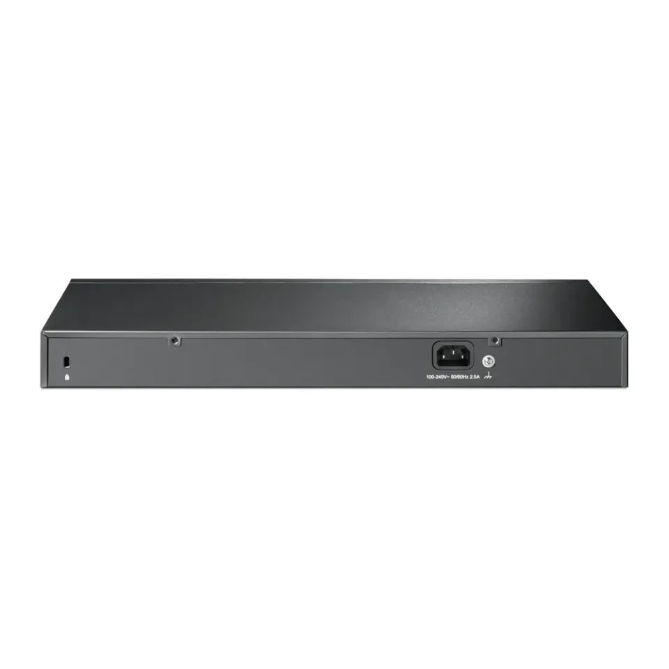 TP-LINK TL-SL1218P 16-portový 10/100 Mb/s + 2-portový gigabitový switch do racku s 16-portovým PoE+ napájením
