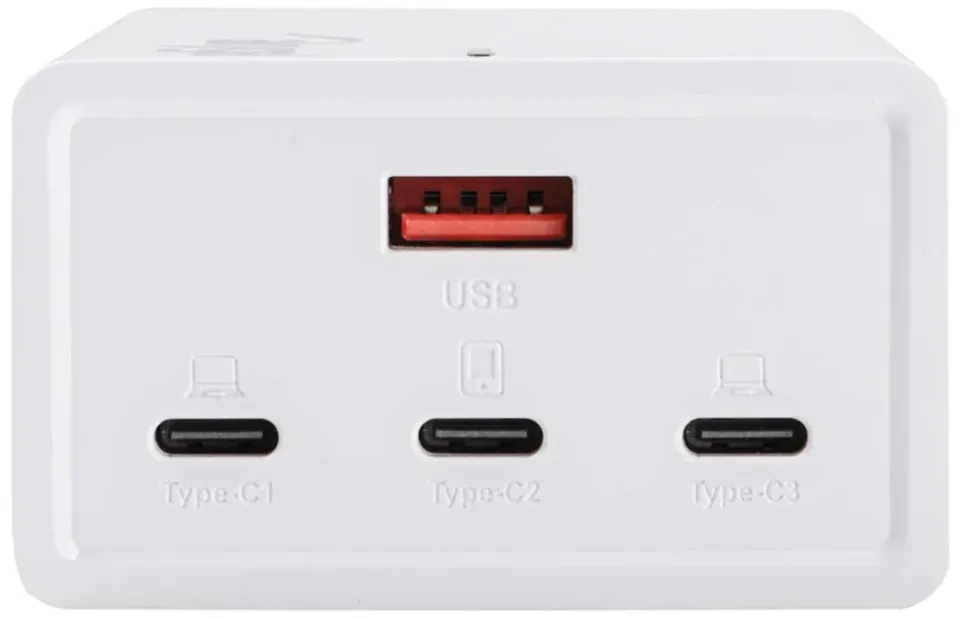 TRX USB Nabíječka AK-CH-25 USB-A + 3x USB-C PD 5-28V / max. 5A 140W Quick Charge 3.0 GaN