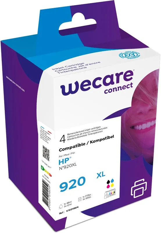 WECARE ARMOR ink sada kompatibilní s HP C2N92AE,CMYK