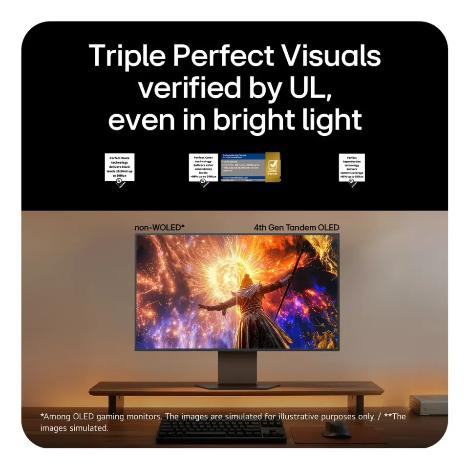 LG UltraGear/32GX870B-B/31,5"/OLED/4K UHD/240Hz/0,03ms/Černá/2R