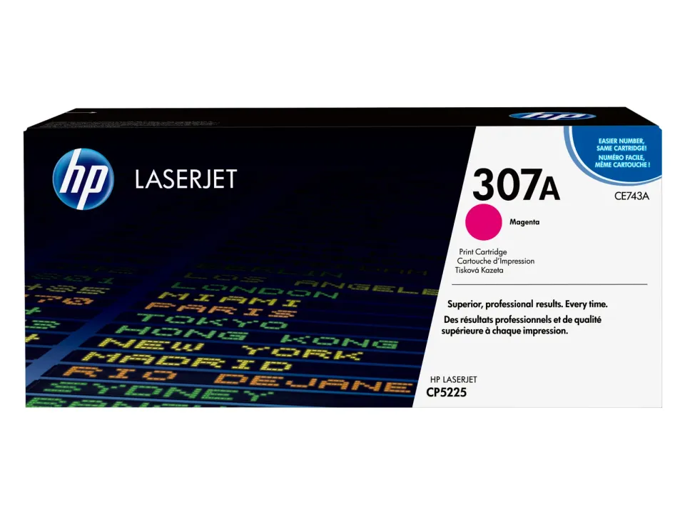 HP CE743A purpurový toner magenta 7300 stran (CLJ CP5225)