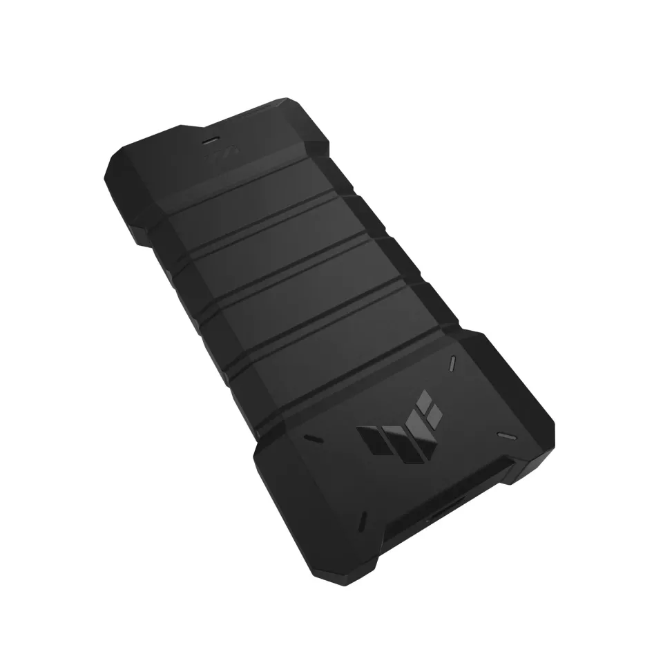 ASUS TUF GAMING A2 SSD NVME case, USB3.2 Gen 2X1, M.2 NVMe SSD kovový box, černá