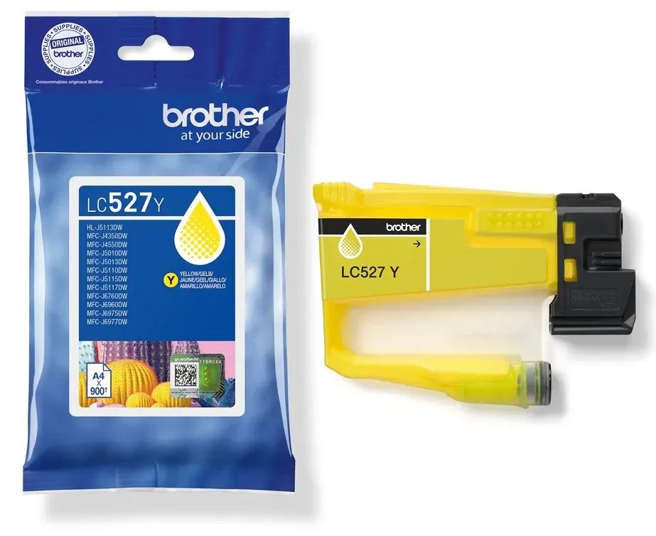 Brother LC527Y (inkoust yellow, 900 str.)