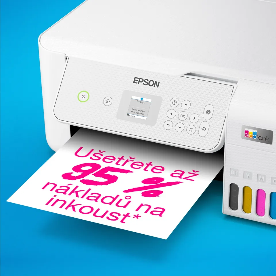 EPSON EcoTank L3286, inkoustová multifunkční tiskárna, bílá